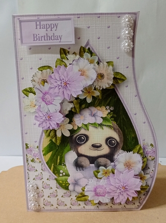Teacup Surprise - Curved Edge Card Mini Kit by Jackie Odonnell