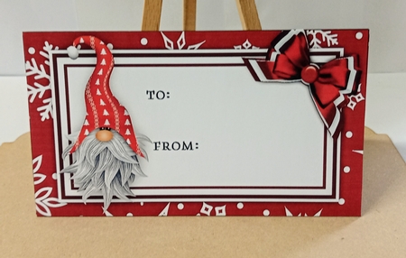 Christmas Gnomes Money Envelope5 by Jackie Odonnell