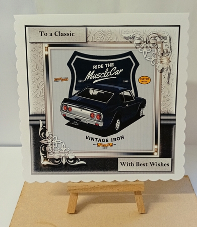 Male Card Classic Car insert by Jackie Odonnell