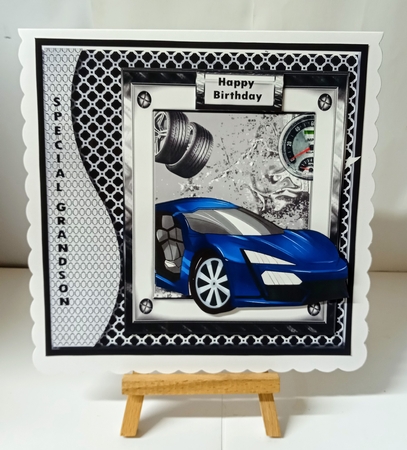 Metallic Chainmail and Car by Jackie Odonnell