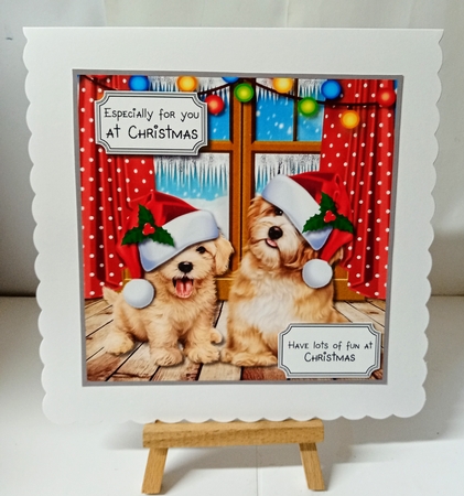 Christmas pooches by Jackie Odonnell