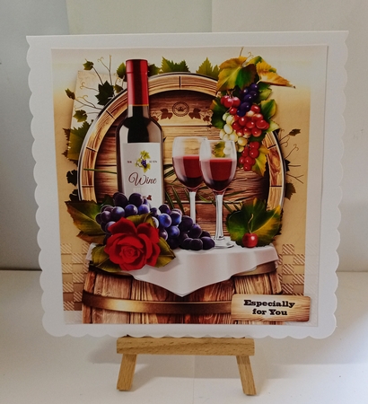Wine Red Celebration Card Mini Kit by Jackie Odonnell