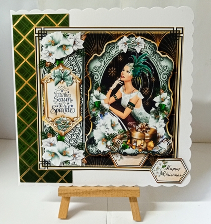 Festive Art Deco 5 Mini Page Kit by Jackie Odonnell