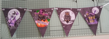 Halloween Bunting by Jackie Odonnell
