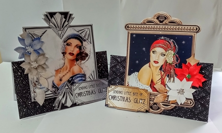 Deco the Halls Box 10 Cards & Envelope Set by Jackie Odonnell