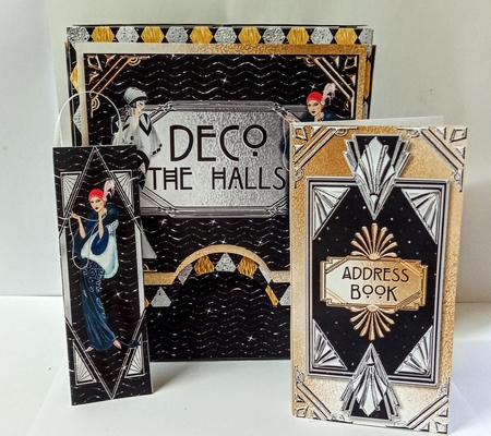 Deco the Halls Storage Box and Address Book by Jackie Odonnell