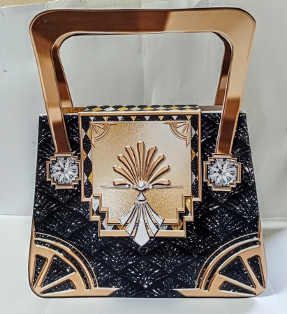 Deco the Halls Selection Box Gift Handbag & Gift Card/ Money Wallet Purse. by Jackie Odonnell