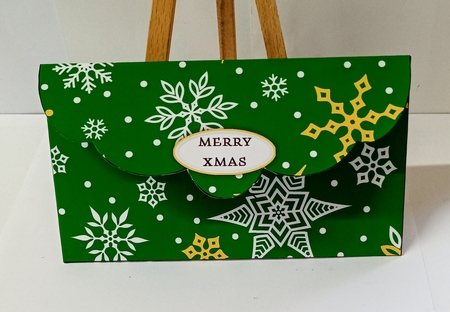 Snowman3 Money Envelope by Jackie Odonnell