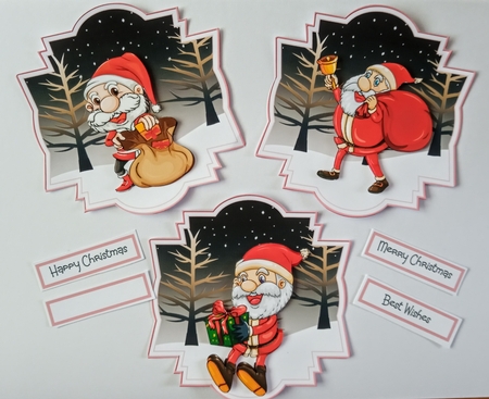 Santa Clause toppers collections by Jackie Odonnell