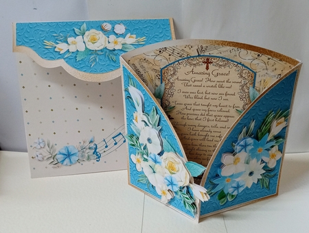 Amazing Grace Half Moon Gatefold Card Kit by Jackie Odonnell