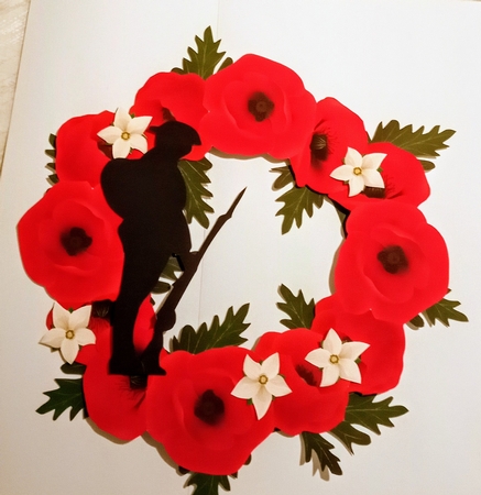 Never Forget, 3d Wreath, Bunting and More Decoration Kit by Jackie Odonnell