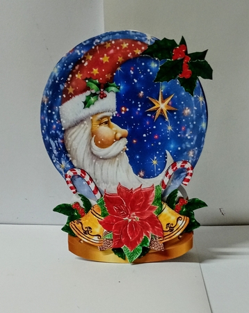 Santa Moon Snow Globe Mini Kit by Jackie Odonnell