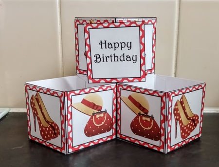 Pop-up cubes Spotty Dotty by Jackie Odonnell