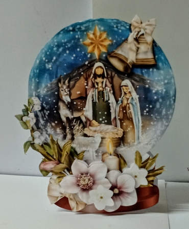 The Glory of Christmas Snow Globe Mini Kit by Jackie Odonnell