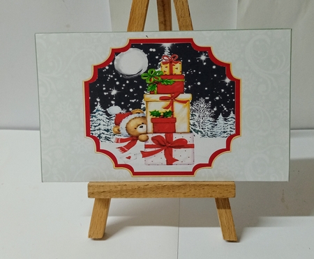 Teddy Christmas Present Pile - Money Wallets by Jackie Odonnell