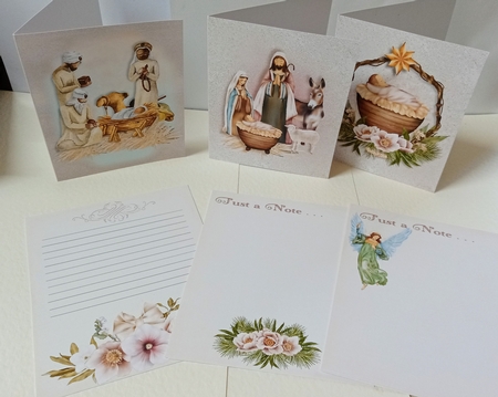The Glory of Christmas Selection Box Stationery Set by Jackie Odonnell