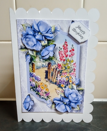 Victorian Garden & Roses QUICK TOPPER Bumper Kit by Jackie Odonnell