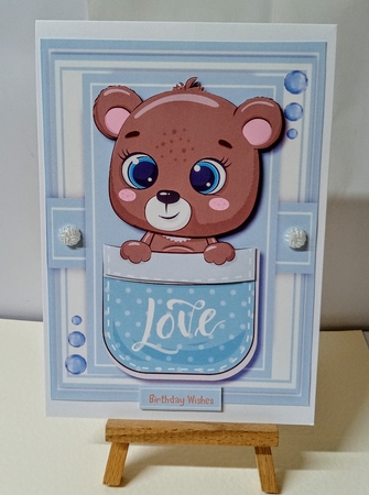 A5, Bears Love Pocket by Jackie Odonnell
