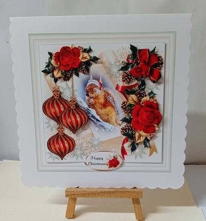 Squirrel Winter Scene Mini Page Kit by Jackie Odonnell