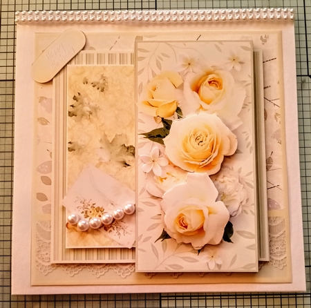 Yellow Roses - Stacked Layers Card Mini Kit by Jackie Odonnell