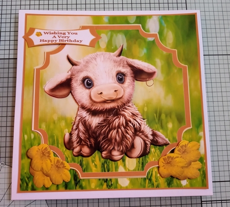 Sweet Little Bull - 8x8 Mini Kit by Jackie Odonnell