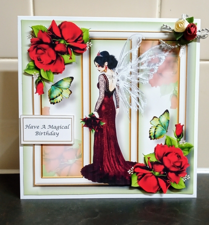 Fabulous Fairy - Crimson by Jackie Odonnell