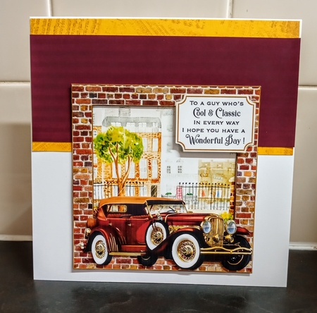 Framed vintage car card front 1 by Jackie Odonnell