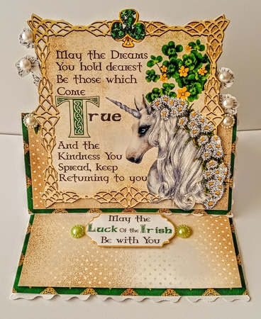 Celtic Fantasy Shaped Card and Envelope Kit. by Jackie Odonnell