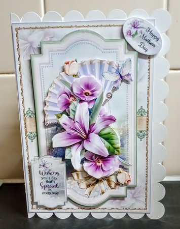Soft Lilac Bouquet Mini Page Kit  by Jackie Odonnell