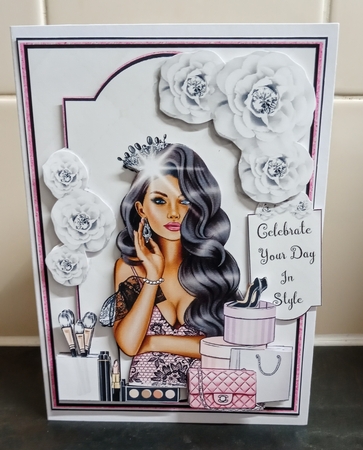 Birthday Queen Mini Card Kit #4 by Jackie Odonnell