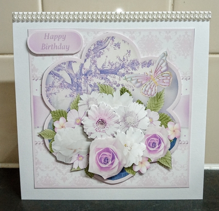 Mixed Bouquet - Decoupage Card Mini Kit by Jackie Odonnell