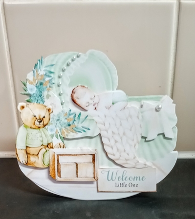 Rock-A-Bye Lullaby #4 Rocker Card Kit by Jackie Odonnell