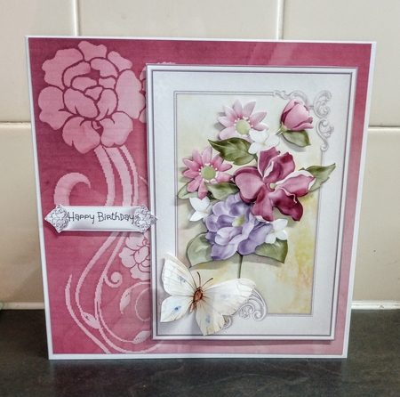 Garden flowers 5x7 by Jackie Odonnell