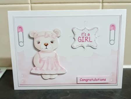 Kit 4 Envelop Quick  Baby Cards  by Jackie Odonnell