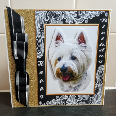 Happy Birthday dog by Jackie Odonnell