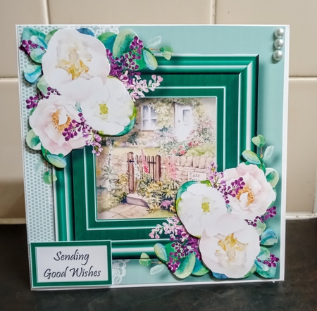 Lush Blooms At The Rose Cottage 3 by Jackie Odonnell