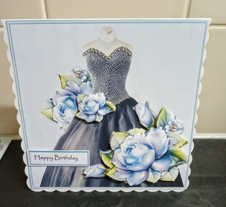Stunning Dress & Roses Mini Kit by Jackie Odonnell