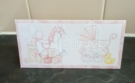 Baby Girl Money Wallet by Jackie Odonnell