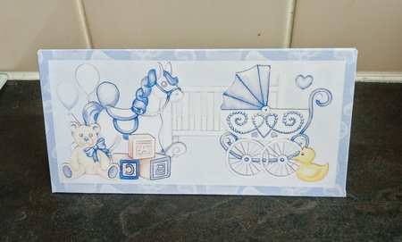 Baby Boy Money Wallet by Jackie Odonnell
