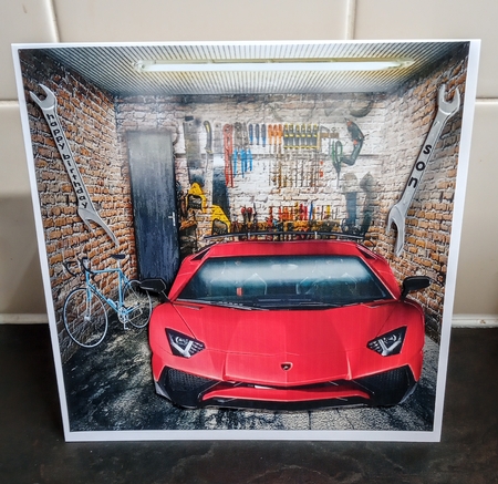 in the garage  by Jackie Odonnell