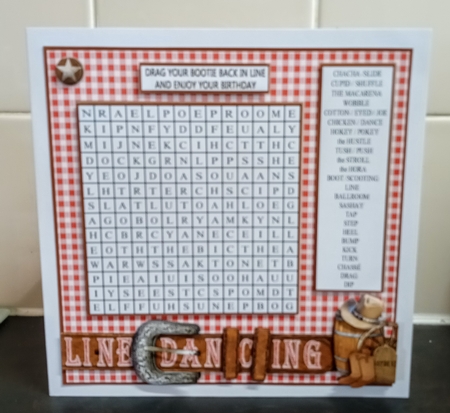 WORD SEARCH LINE DANCING by Jackie Odonnell