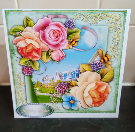 8x8 Mini Kit, Beautiful English Roses by Jackie Odonnell