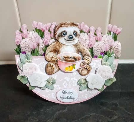 SLOTH ROCKER CARD  by Jackie Odonnell