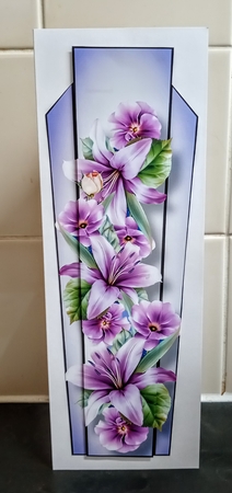 Art Deco Floral Lge DL Bumper Kit by Jackie Odonnell