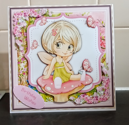 8x8 Mini Kit, Gorgeous Butterfly Fairy by Jackie Odonnell