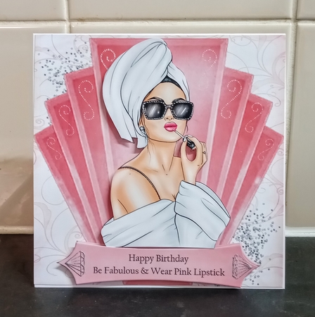 Pink Lipstick by Jackie Odonnell