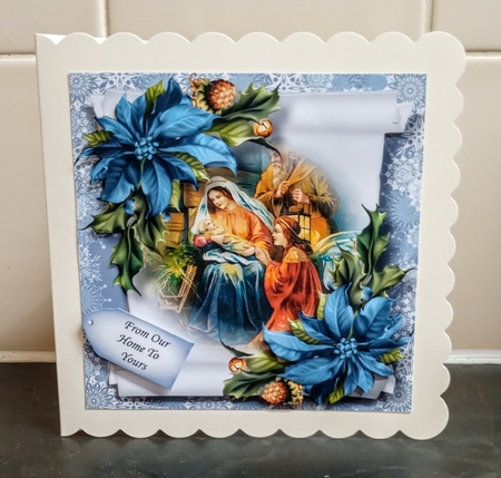 Vintage Christmas Parchment Scroll Bumper Kit 1 by Jackie Odonnell