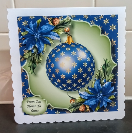 The Gold Snowflakes Bauble 2 by Jackie Odonnell