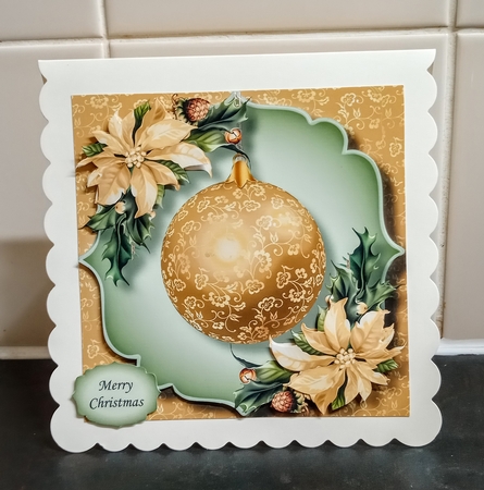 The Gold Floral Bauble Bumper Kit by Jackie Odonnell