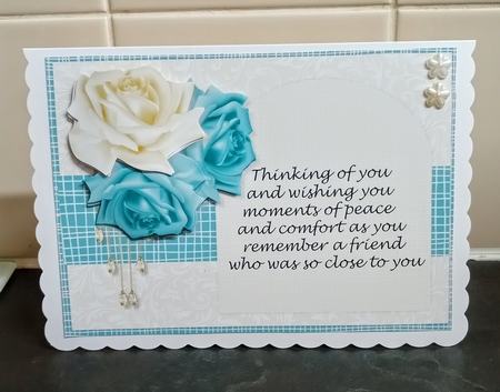 Soft Sympathy Roses A5 Mini Kit by Jackie Odonnell